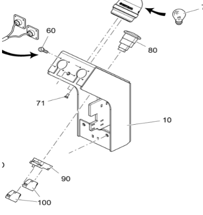 摊铺机操作急停按钮3515046021