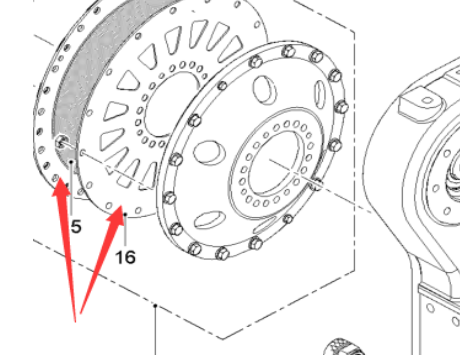 铣刨机后轮减速机79353