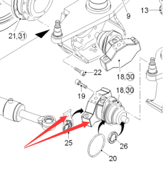 铣刨机前轮行走马达修理包130618 铣刨机前轮行走马达修理包130618