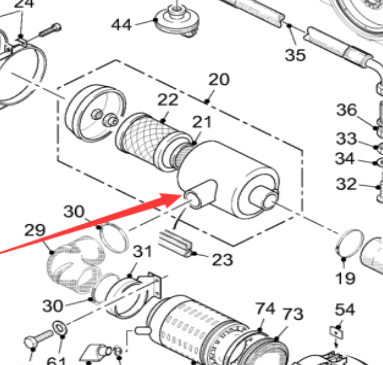 铣刨机空气过滤器总成194005 铣刨机空气过滤器总成194005